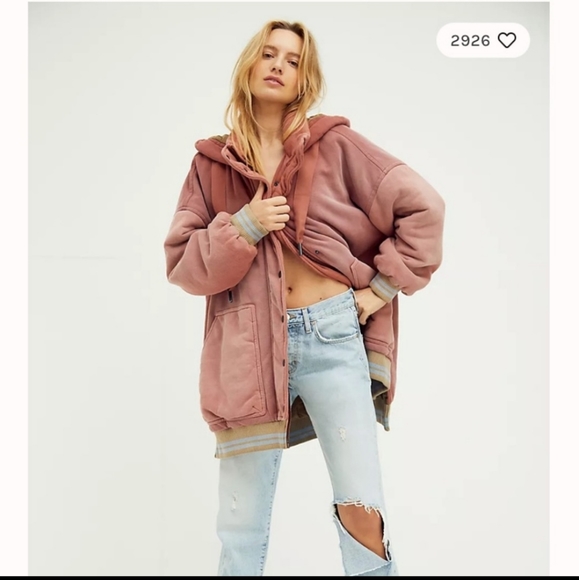 Free People Jackets & Blazers - Free people Stadium all star jacket